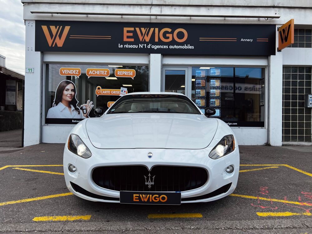 Granturismo S 4.7 V8 440CV BVA6 / PEINTURE NACRE / CUIR BLANC / BOITE F1 2011 occasion 74600 Seynod