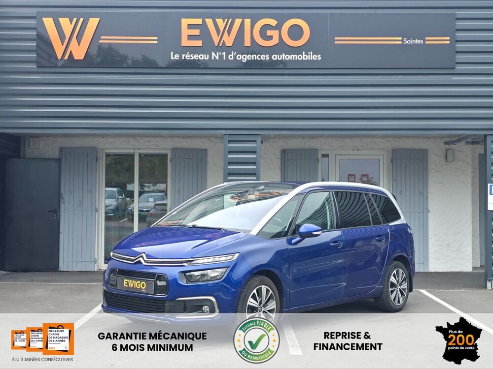 Grand C4 Spacetourer 1.6 BLUEHDI 120ch SHINE / 7 PLACES / CAMERA / CARPLAY / PARK 2018 occasion 17100 Saintes