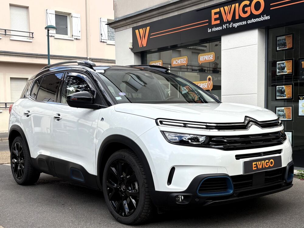 C5 aircross 1.6 HYBRID 225 ch SHINE PACK E-EAT8 + TOIT PANORAMIQUE + CAR 2020 occasion 77700 Serris