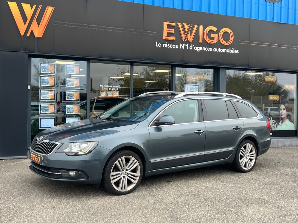 Superb COMBI 2.0 TDI 140 cv ELEGANCE DSG BVA - TOIT PANOMRAMIQUE OU 2014 occasion 68170 Rixheim