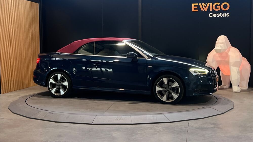 A3 CABRIOLET 2.0 TDI 184ch S-LINE QUATTRO S-TRONIC - B&O - LED 2017 occasion 33610 Cestas