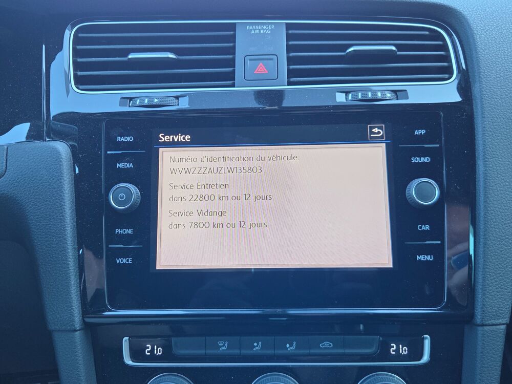 Golf 7 R Line 1.5 TSI 150 EVO CARAT DSG BVA 2020 occasion 68170 Rixheim