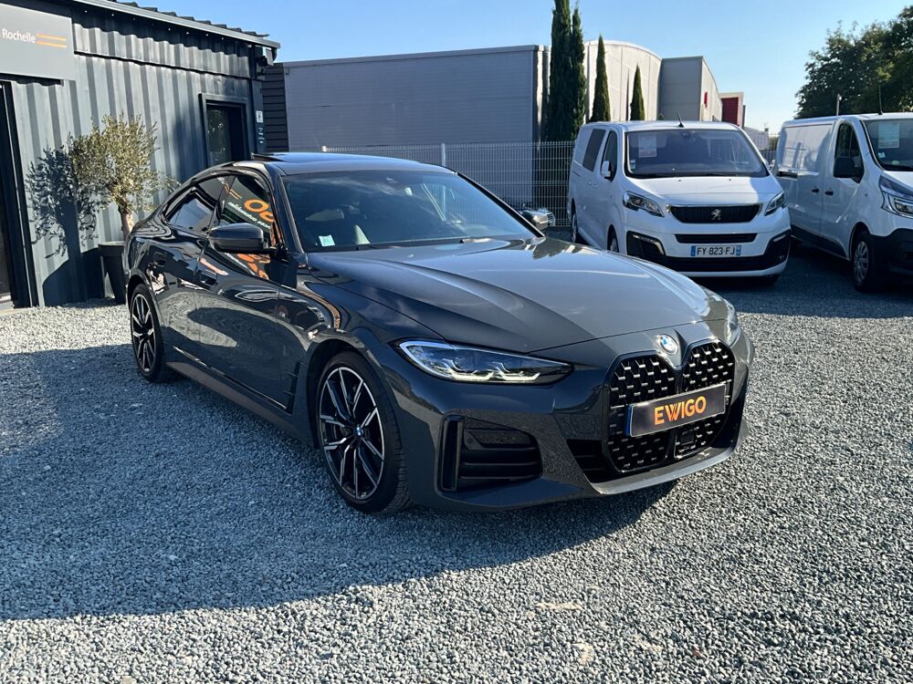S&eacute;rie 4 GRAND-COUPE 3.0 430 D 285 Ch XDRIVE FINITION M-SPORT / TOIT 2022 occasion 17000 La Rochelle