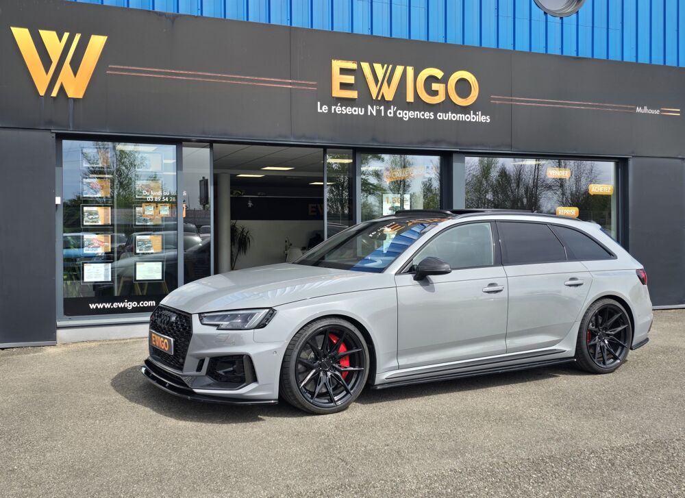 RS4 AVANT 2.9 V6 TFSI 450ch QUATTRO CARBONE/B.O/CAMERA 360/TETE 2019 occasion 68170 Rixheim