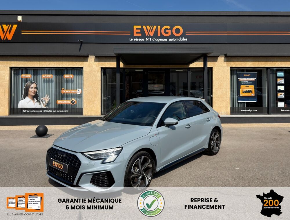 A3 SPORTBACK 40 TFSIe 204CH S LINE S TRONIC 6 - SUIVI COMPLET A 2022 occasion 13700 Marignane