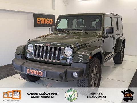 Jeep Wrangler 2.8 CRD 200ch UNLIMITED 75&egrave;me ANNIVERSAIRE AWD BVA 2016 occasion Bessoncourt 90160
