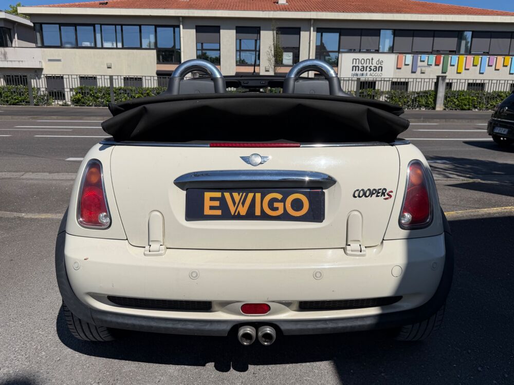 Cooper PEPPER WHITE 1.6 170 CH COOPER S CABRIOLET 2007 occasion 40000 Mont-de-Marsan