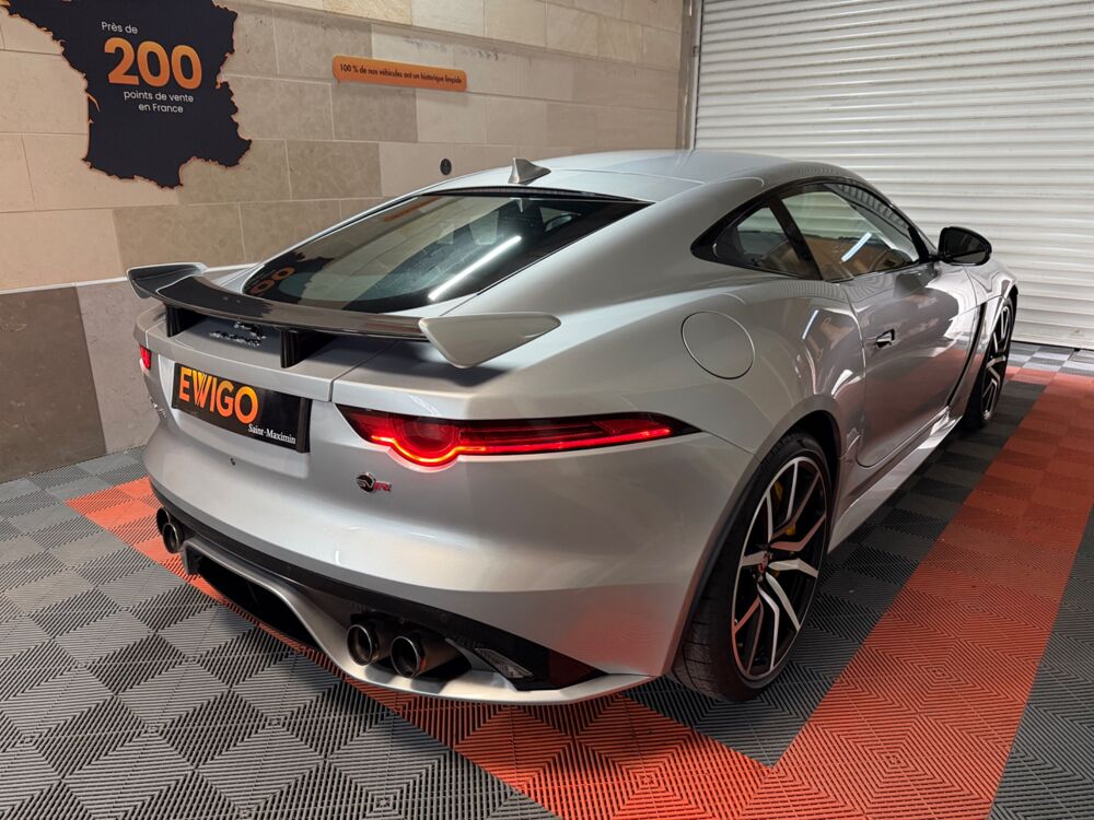 F-Type (2) COUPE 5.0 575CH SVR AWD BVA FREIN CERAMIQUE NO FAP 2017 occasion 60740 Saint-Maximin