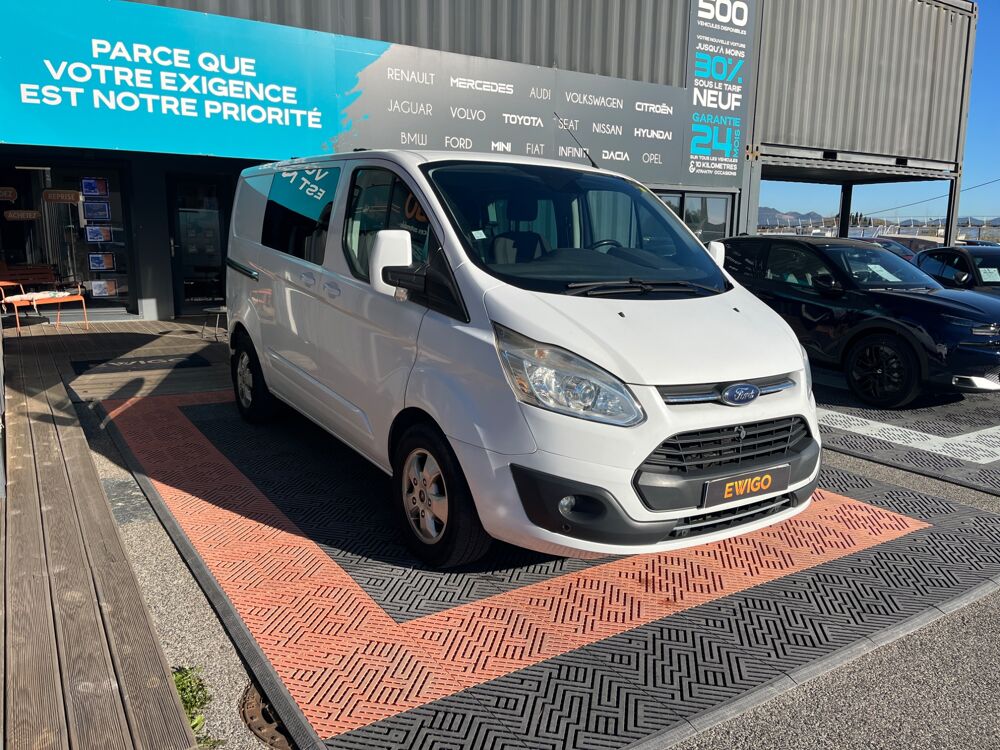 Transit Custom FOURGON 270 2.0 TDCI 170 L1H1 COURT PC-TN LIMITED 2016 occasion 83600 Fr&eacute;jus