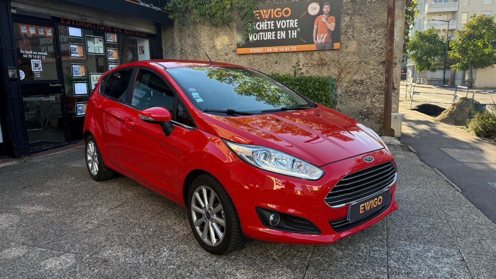 Fiesta 1.0 T ECOBOOST 100 TITANIUM - RADAR DE RECUL - FAIBLE KILOME 2015 occasion 69150 D&eacute;cines-Charpieu