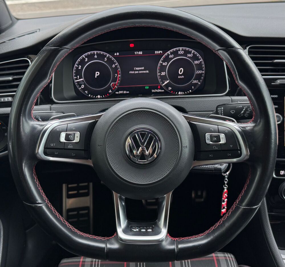 Golf 7.5 PHASE 2 GTI PERFORMANCE 2.0 TSI 245 CH DSG7 SILVER WHITE 2017 occasion 54000 Nancy