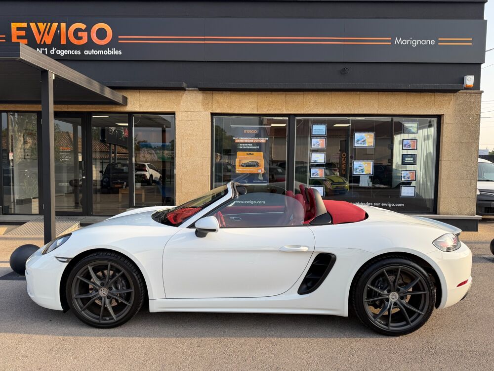 Boxster (982) 2.0 300CH - BVM6 - CUIR ETENDU ROUGE BORDEAUX - JANTES 2020 occasion 13700 Marignane