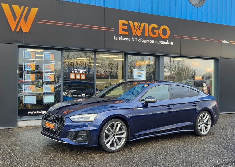 A5 SPORTBACK 2.0 35 TDI 165 HYBRID MHEV S-LINE SIEGE COBRA S-TR 2023 occasion 68170 Rixheim