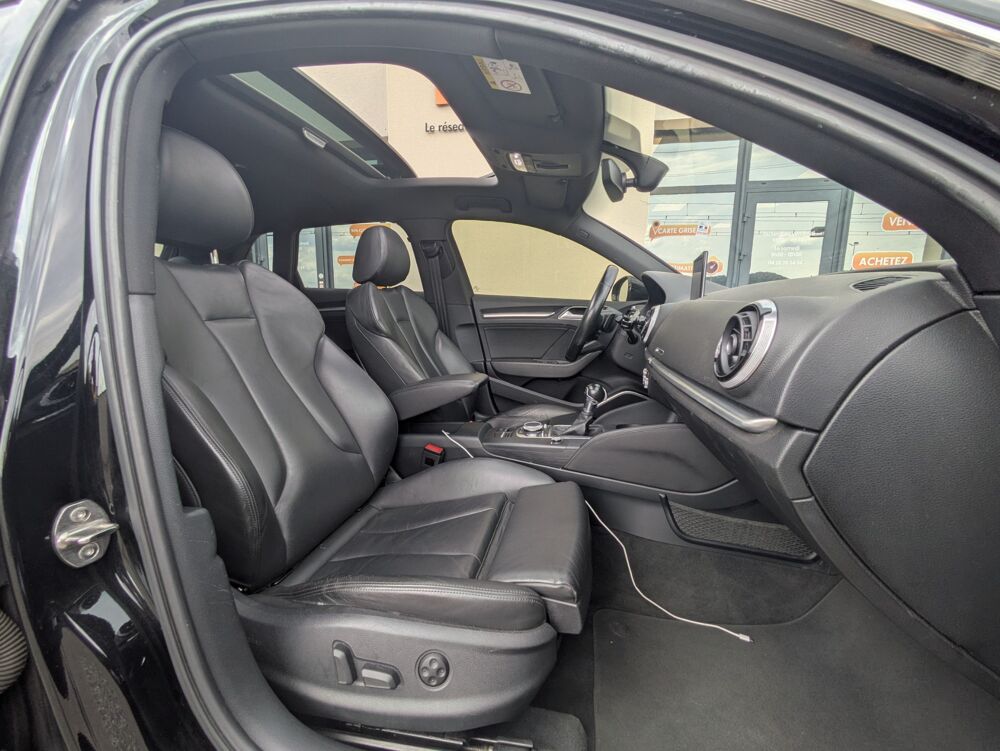 A3 SPORTBACK 2.0 TFSI 190ch DESIGN LUXE S-TRONIC - Toit ouvrant 2017 occasion 69420 Ampuis