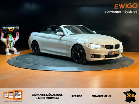 BMW S&eacute;rie 4 CABRIOLET 2.0 420 D 185CH BVA PACK M // cam&eacute;ra de recul // s 2015 occasion Eysines 33320