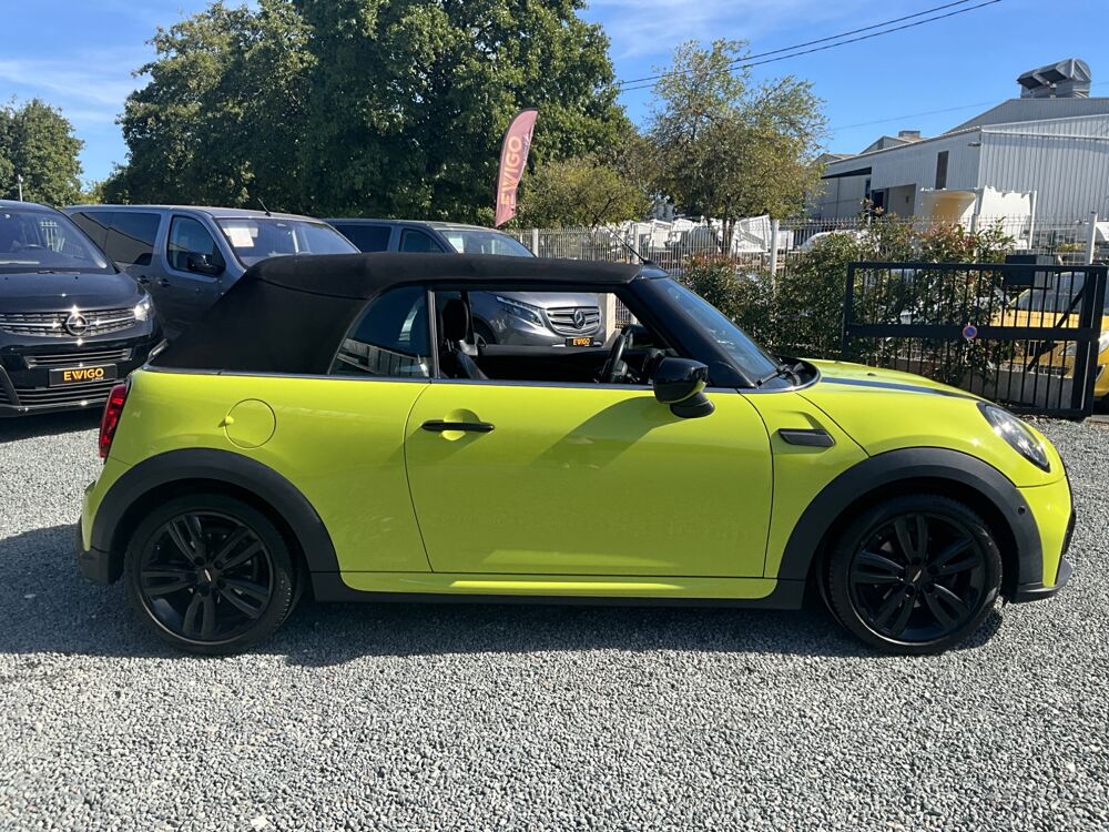 Cooper 1.5 135 COOPER CABRIOLET / Premi&egrave;re main / Pack JCW / Cam&eacute;ra 2022 occasion 17000 La Rochelle