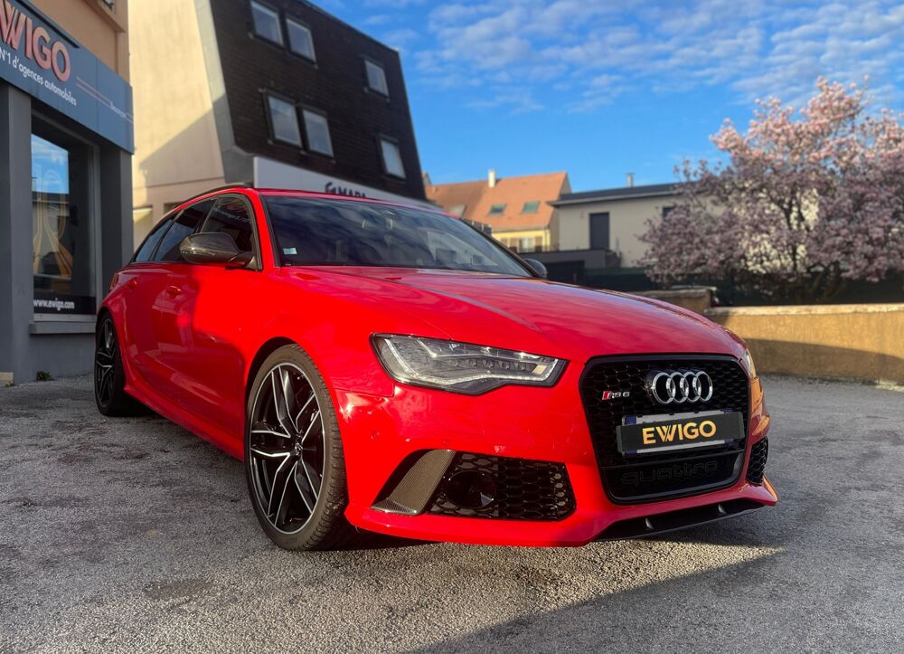 RS6 AVANT 4.0 TFSI 560 CH QUATTRO BVA8 MISANO RED 2013 occasion 25000 Besan&ccedil;on