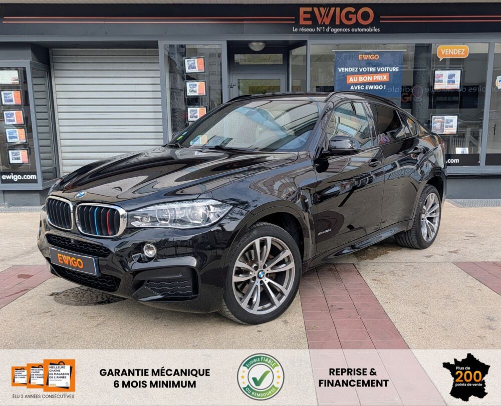 X6 30D 258ch M SPORT XDRIVE BVA - ENTRETIEN BMW - TOIT OUVRANT 2017 occasion 57600 Forbach