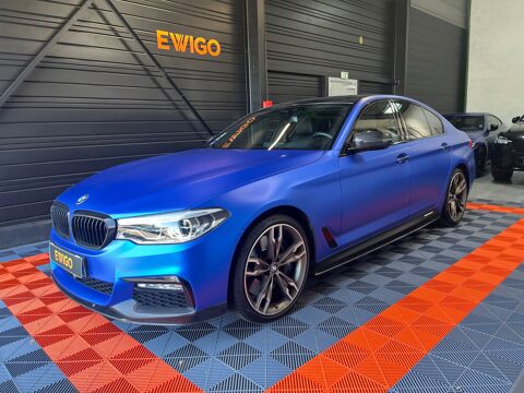 BMW S&eacute;rie 5 3.0 540I 340CH PACK M XDRIVE COVERING/COULEUR D'ORIGINE BLEU 2018 occasion La Teste-de-Buch 33260