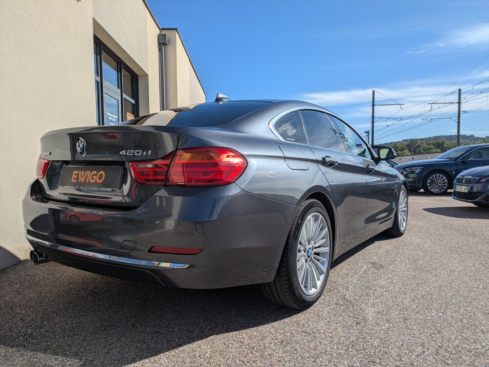 S&eacute;rie 4 GRAN-COUPE 2.0 420D 190ch MOTEUR 150000km LUXURY XDRIVE BVA 2016 occasion 69420 Ampuis