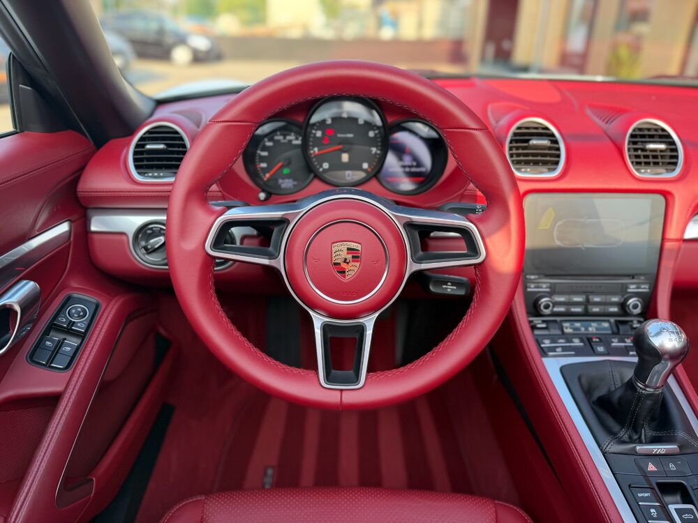 Boxster (982) 2.0 300CH - BVM6 - CUIR ETENDU ROUGE BORDEAUX - JANTES 2020 occasion 13700 Marignane