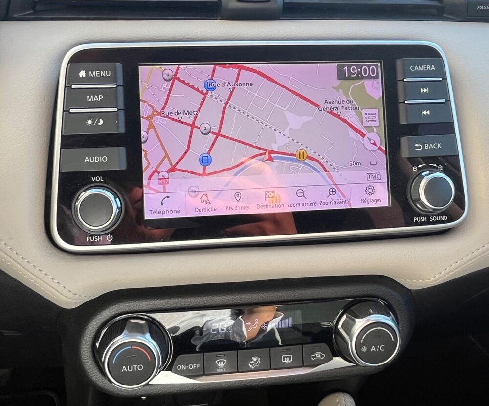 Micra 1.5 dci 90 TEKNA + CAM&Eacute;RA + CARPLAY + R&Eacute;GULATEUR + LINE ASSI 2019 occasion 54000 Nancy