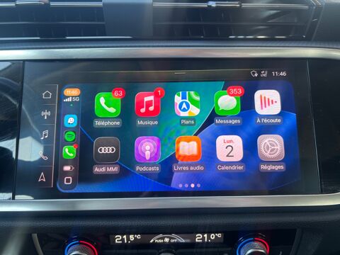 Q3 1.5L 35 TFSI 150ch DESIGN / APPLE CARPLAY SANS FIL + SIEGES 2019 occasion 38420 Le Versoud