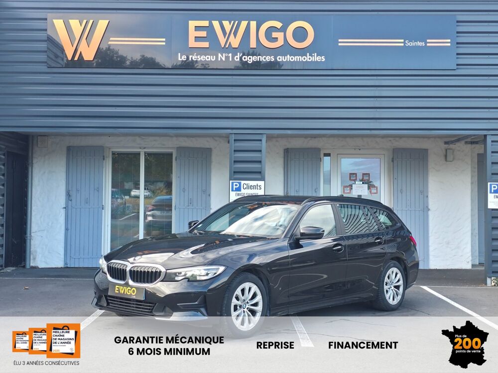 S&eacute;rie 3 TOURING 2.0 318 D 150ch BVA / CAMERA CARPLAY SANS FIL HAYON 2019 occasion 17100 Saintes