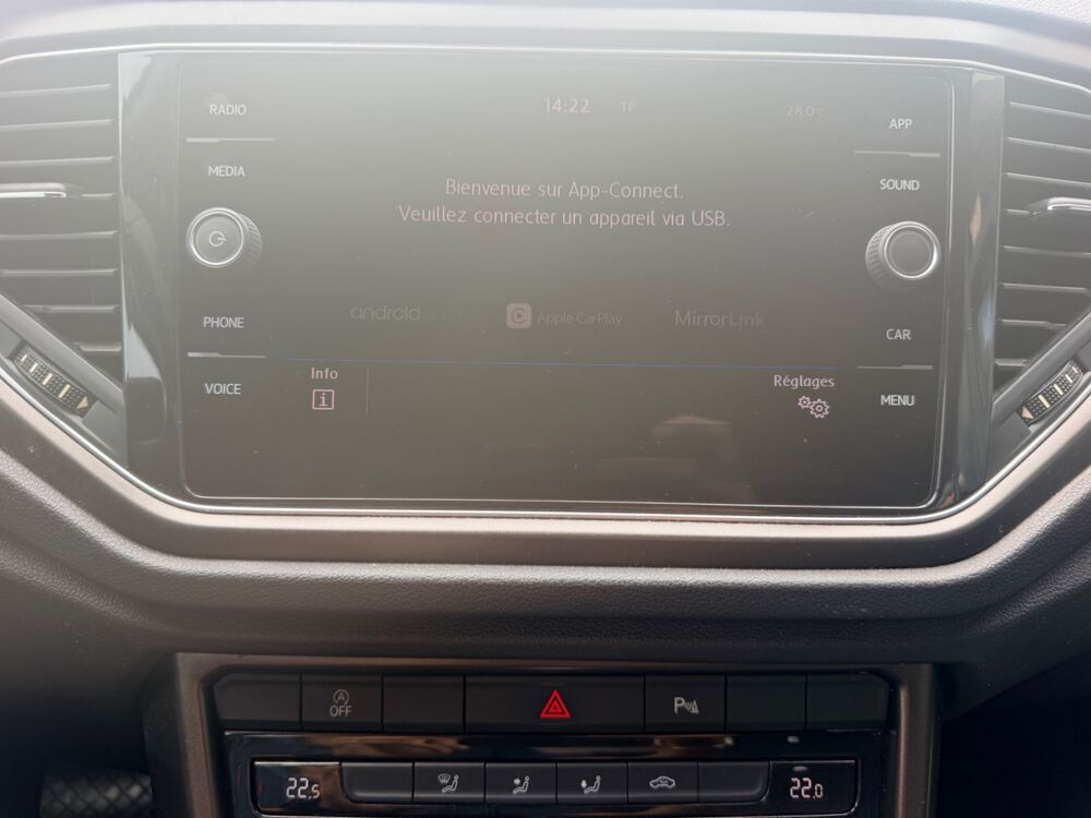 T-ROC 1.5 TSI 150 CH LOUNGE DSG7 + RADAR AR + CARPLAY 2018 occasion 97410 Saint-Pierre