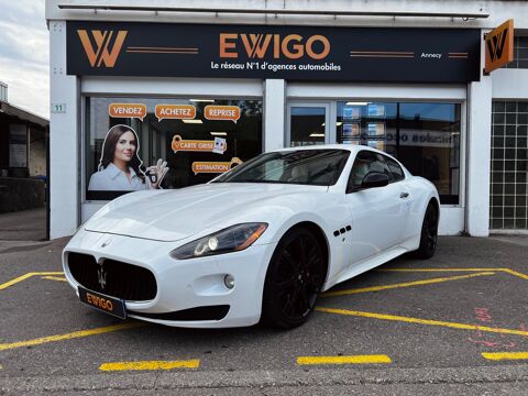 Maserati Granturismo S 4.7 V8 440CV BVA6 / PEINTURE NACRE / CUIR BLANC / BOITE F1 2011 occasion Seynod 74600