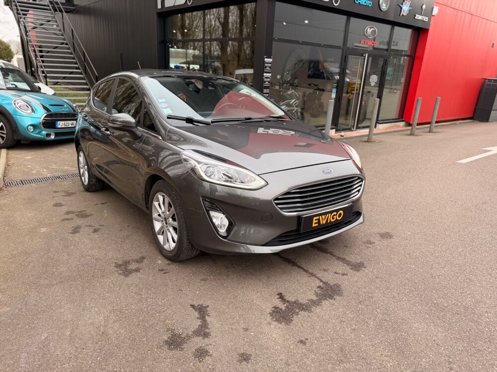 Fiesta 1.0 ECOBOOST 100CH TITANIUM - RADAR DE RECUL - CARPLAY - FEU 2018 occasion 76150 Saint-Jean-du-Cardonnay