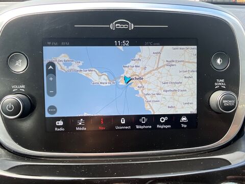 500 X 1.4 MULTIAIR T 140 CH LOUNGE 4X2 DCT BVA / CARPLAY ANDROID A 2018 occasion 17000 La Rochelle