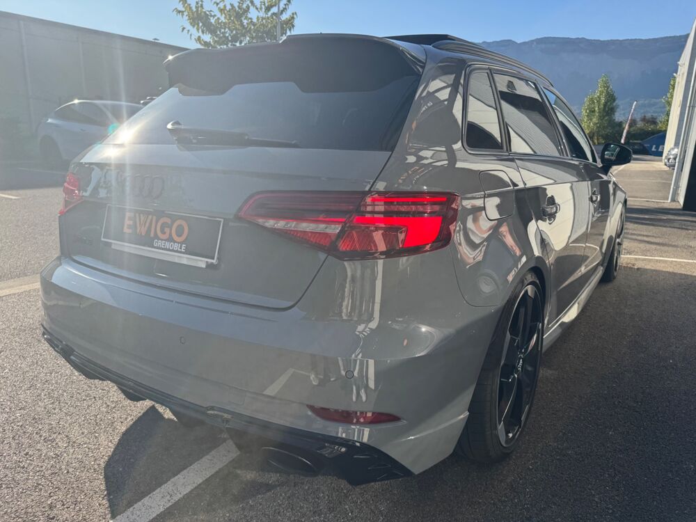 RS3 SPORTBACK 2.5L TFSI 400ch QUATTRO - PAS DE MALUS - TOIT OUVR 2019 occasion 38420 Le Versoud