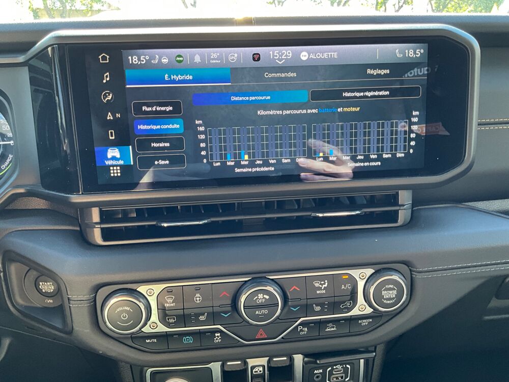 Wrangler 2.0 T 380H 270 4XE HYBRID PHEV UNLIMITED SAHARA AWD BVA 2024 occasion 17000 La Rochelle