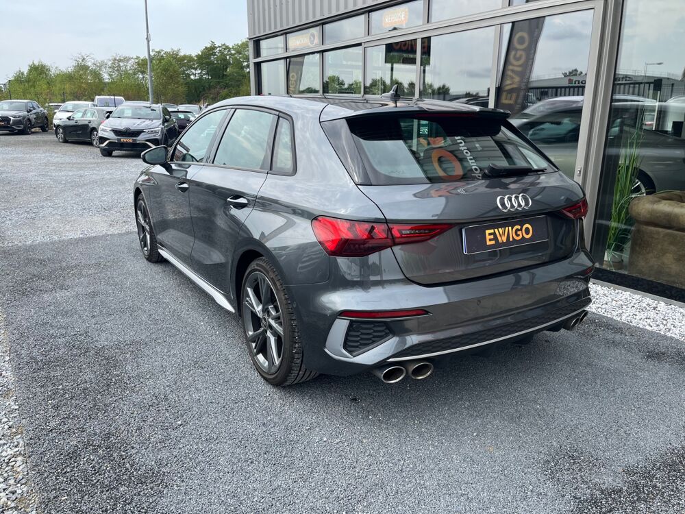 S3 SPORTBACK 2.0 TFSI 310 BLACK EDITION QUATTRO S-TRONIC BVA 2022 occasion 33210 Maz&egrave;res