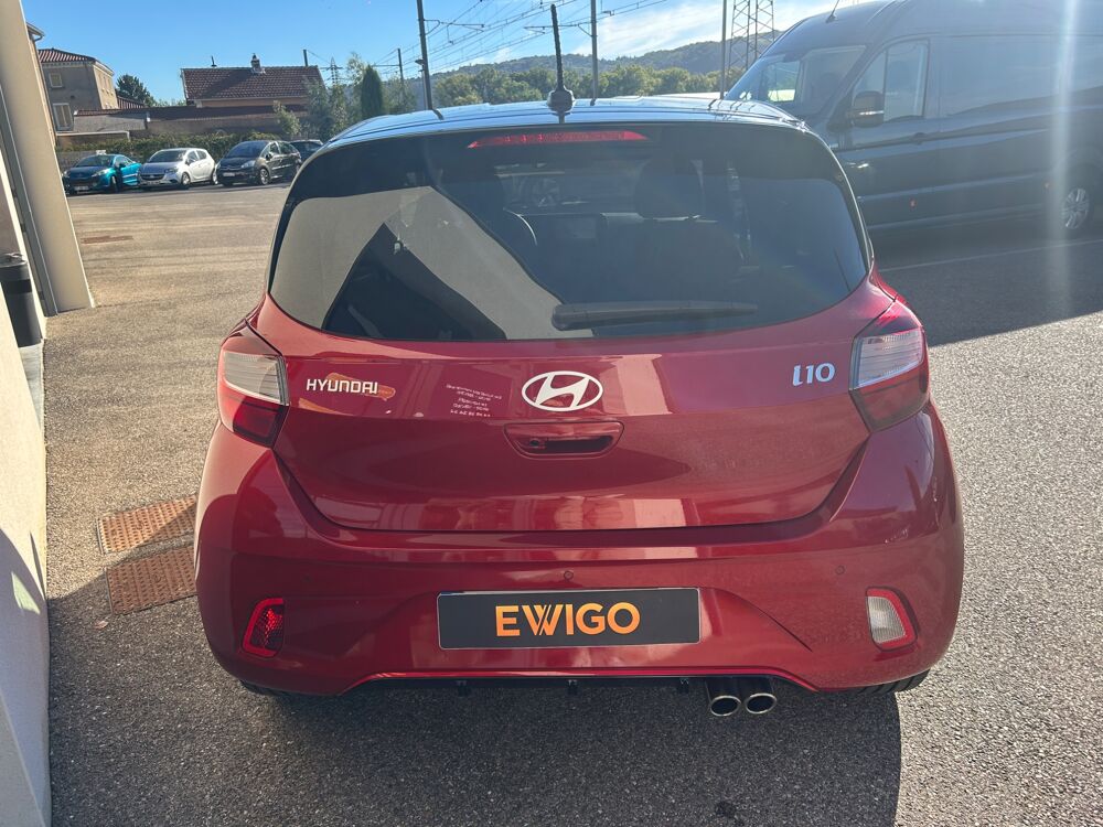 i10 1.2 MPI 85 GARANTIE Hyundai 2030 Entretien constructeur 2025 occasion 69420 Ampuis
