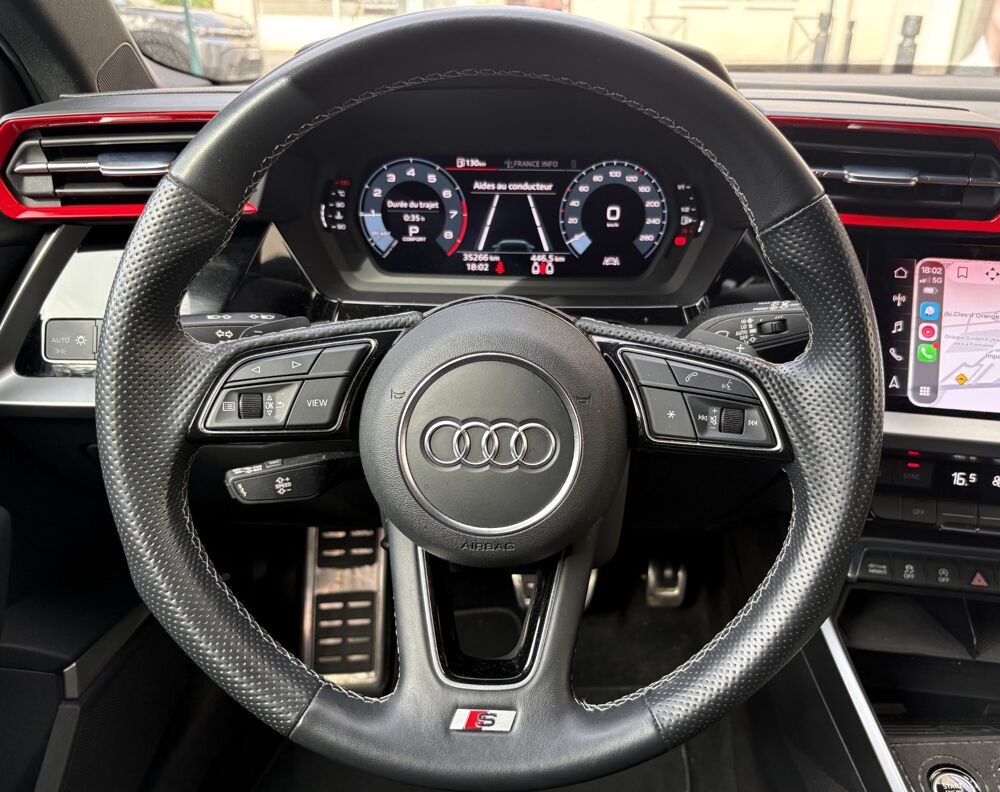 A3 SPORTBACK S LINE 35 TFSI 150 ch HYBRID MHEV S TRONIC BVA - C 2021 occasion 77700 Serris