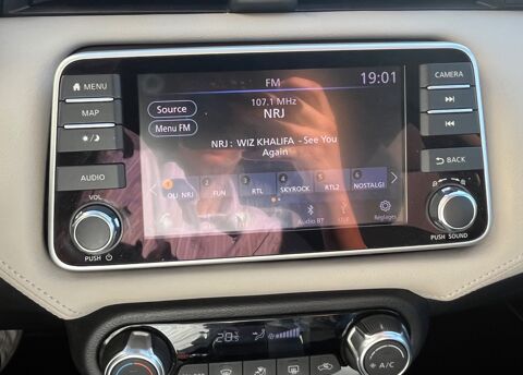 Micra 1.5 dci 90 TEKNA + CAM&Eacute;RA + CARPLAY + R&Eacute;GULATEUR + LINE ASSI 2019 occasion 54000 Nancy