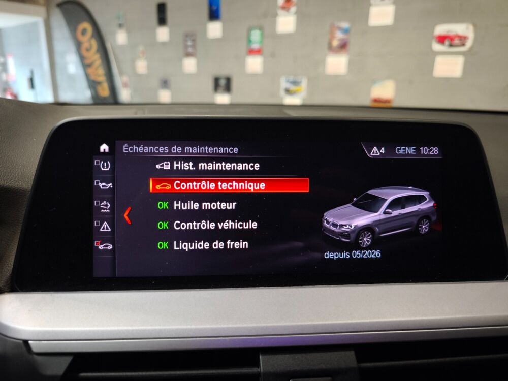 X3 2.0 D 190 BUSINESS DESIGN XDRIVE BVA 2020 occasion 60740 Saint-Maximin