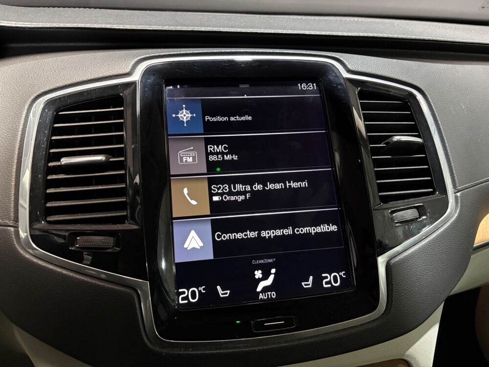 XC90 2.0 D5 235 CH INSCRIPTION AWD GEARTRONIC / SUIVI VOLVO / COU 2018 occasion 29000 Quimper