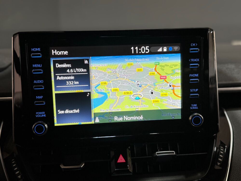 Corolla 1.8 DUAL-VVTI 122CH CVT / CAM&Eacute;RA DE RECUL / R&Eacute;GULATEUR / SI&Egrave; 2020 occasion 29000 Quimper