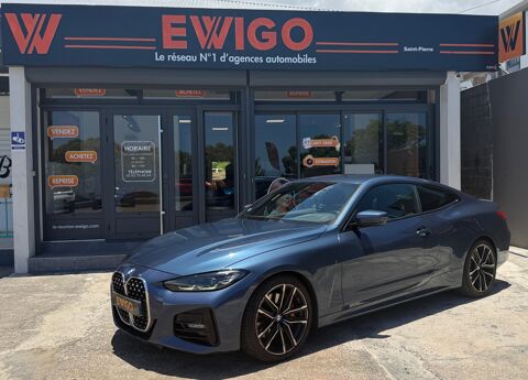 BMW S&eacute;rie 4 COUPE 2.0 420 D 190 CH MHEV PACK M-SPORT BVA8 + CAMERA + CAR 2021 occasion Saint-Pierre 97410