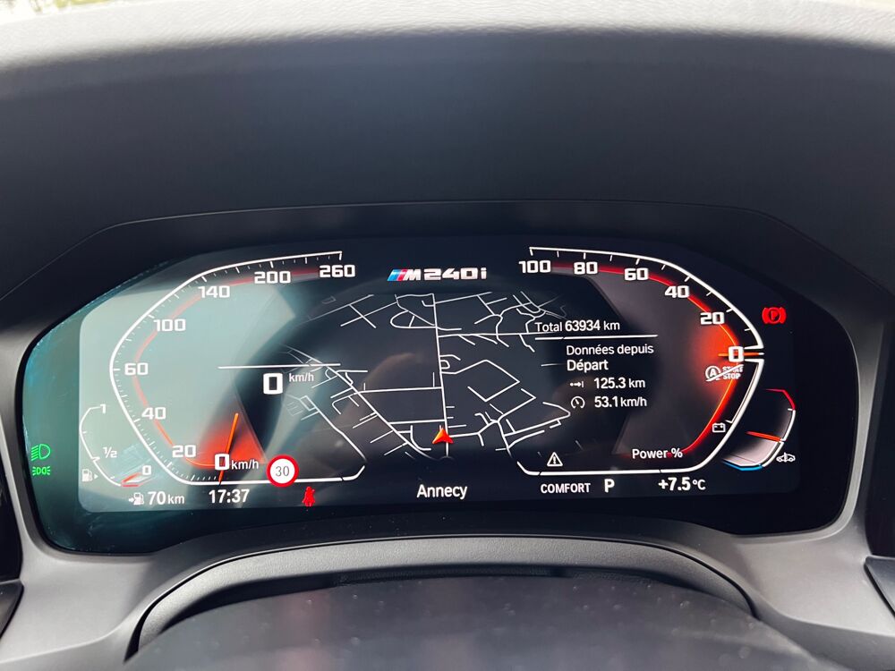 Serie 2 240I M PERFORMANCE 374cv XDRIVE BVA / H&K / HUD / PACK CONFO 2022 occasion 74600 Seynod