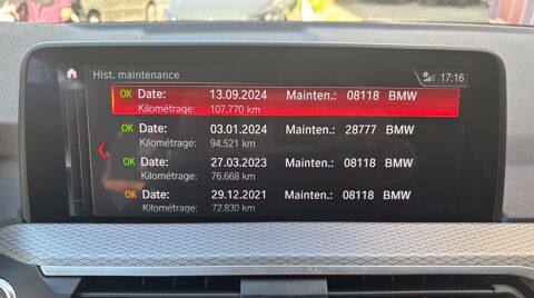 X3 2.5 D 230 M-SPORT XDRIVE BVA - ENTRETIEN COMPLET BMW - GARAN 2018 occasion 69150 D&eacute;cines-Charpieu