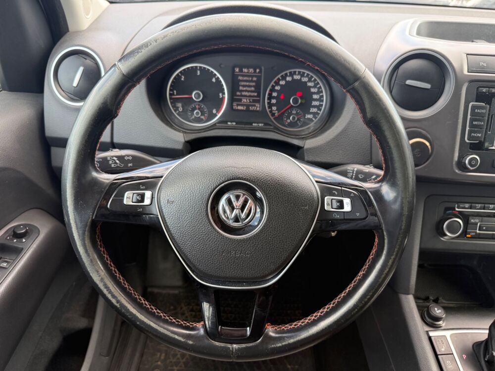 Amarok 2.0 TDI 180CH CANYON 4MOTION BVA - DOUBLE CABINE - RADAR DE 2016 occasion 27000 &Eacute;vreux