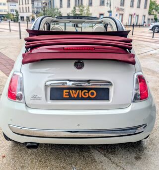 500 C 0.9 TWINAIR 85ch LOUNGE - RADAR AR CAPOTE ROUGE - ENTRETIEN 2014 occasion 57600 Forbach