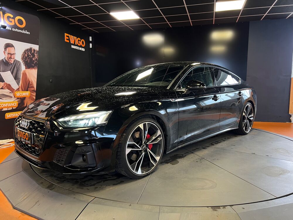 A5 SPORTBACK 40 TDI 205 BLACK LINE S-TRONIC BVA // SI&Egrave;GES &Eacute;LECT 2022 occasion 44300 Nantes
