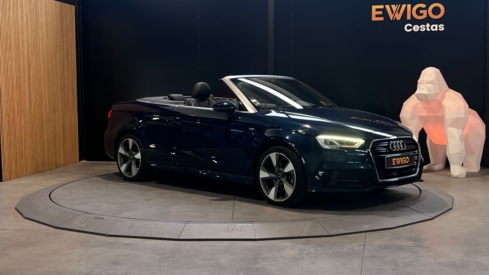A3 CABRIOLET 2.0 TDI 184ch S-LINE QUATTRO S-TRONIC - B&O - LED 2017 occasion 33610 Cestas