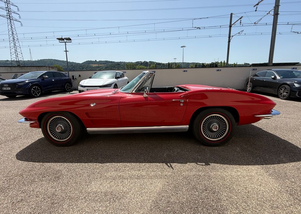 Corvette STING RAY CABRIOLET V8 327ci BOITE MANUELLE 4 1964 occasion 69420 Ampuis