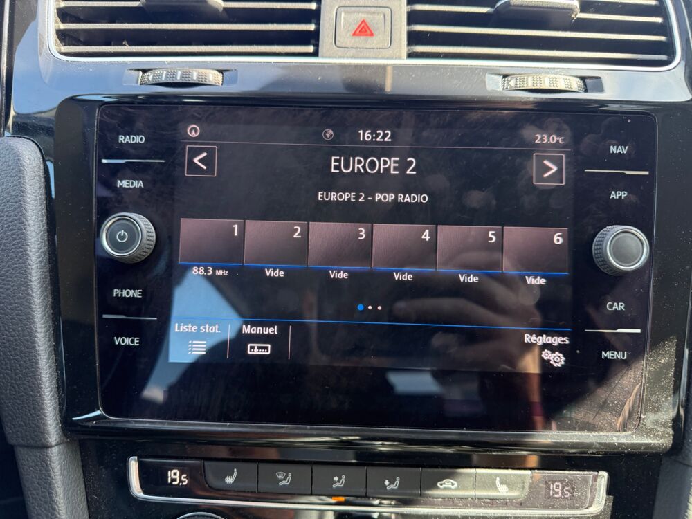 Golf 1.0 TSI 115 CH CONNECT DSG - SI&Egrave;GES AV CHAUFFANTS - CAM&Eacute;RA D 2019 occasion 27000 &Eacute;vreux